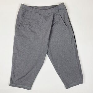 Lululemon Heathered Gray Retreat Yogi Crop Legging Capri Womens‎ Size 6